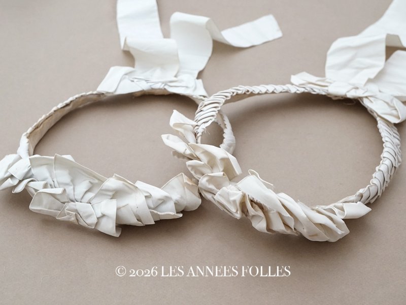 画像1: ＊蚤の市＊19世紀 アンティーク ティアラ 2点セット