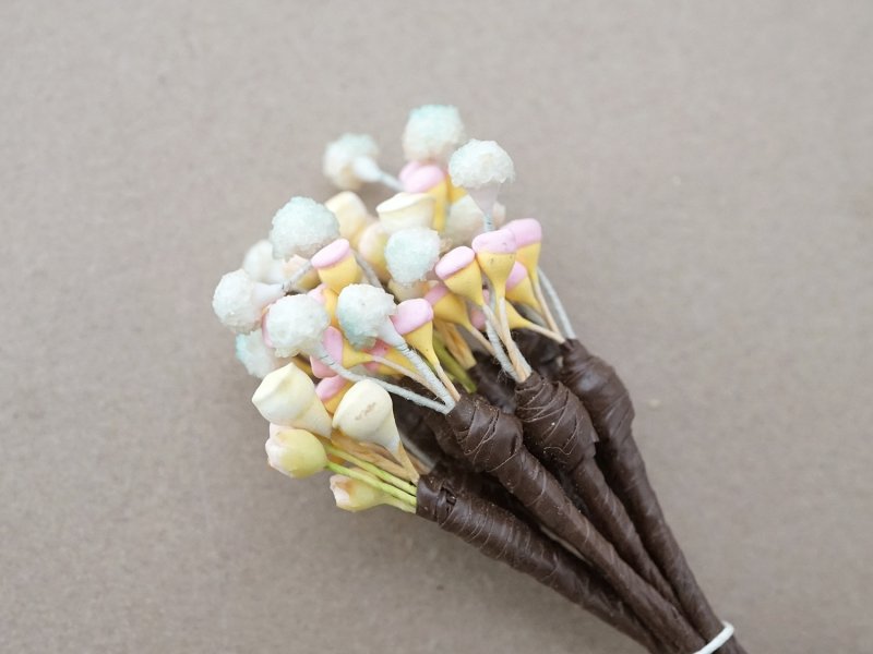 画像2: アンティーク ペップ  花芯 パステルカラー