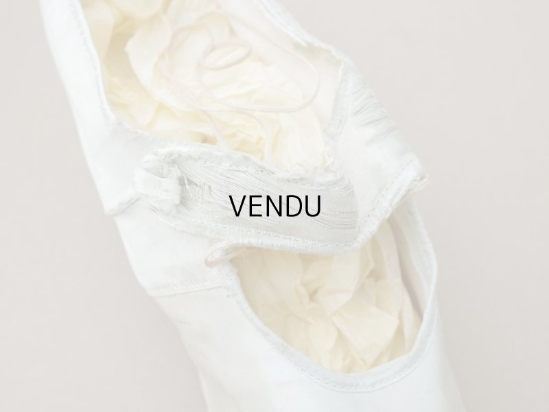 画像4: ＊蚤の市＊アンティーク ウェディングシューズ パウダーブルー