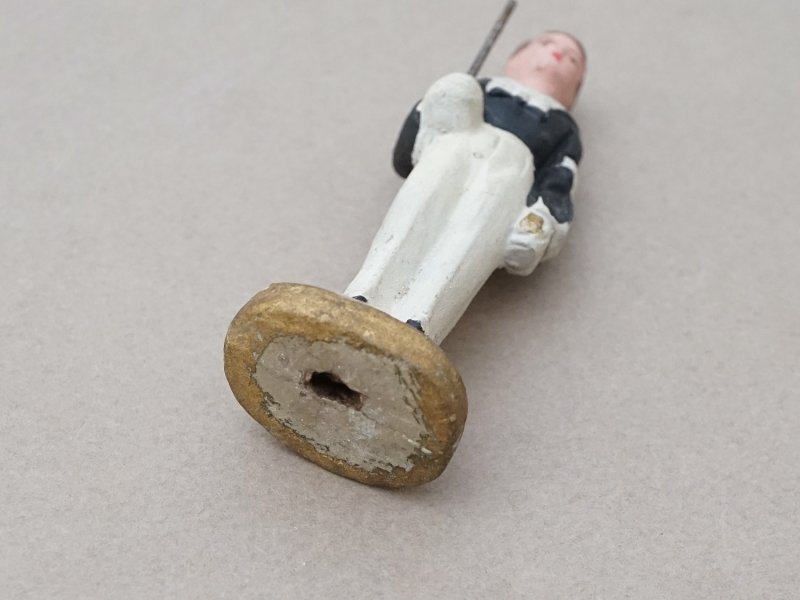 画像4: 1900年頃 アンティーク 初聖体の少年 石膏人形