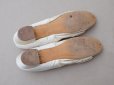 画像6: 19世紀末 アンティーク ウェディング シューズ オフホワイト - C.F.BALLY - (6)