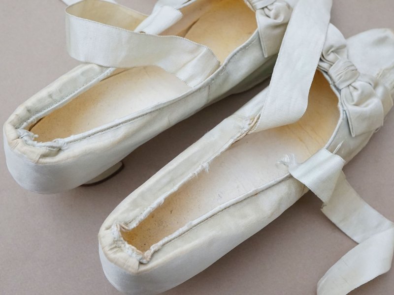 画像9: 1900年頃 アンティーク ウェディング シューズ パウダーブルー