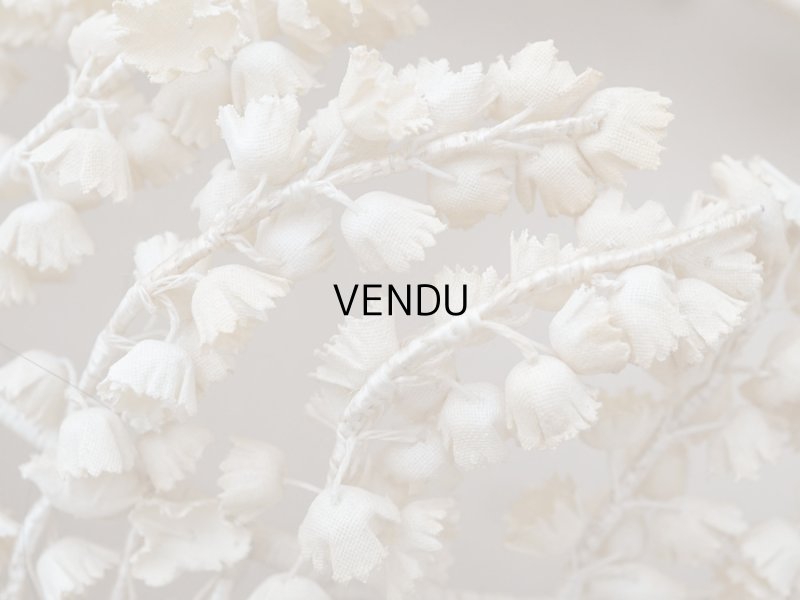 画像12: アンティーク 鈴蘭の布花 ヘッドドレス