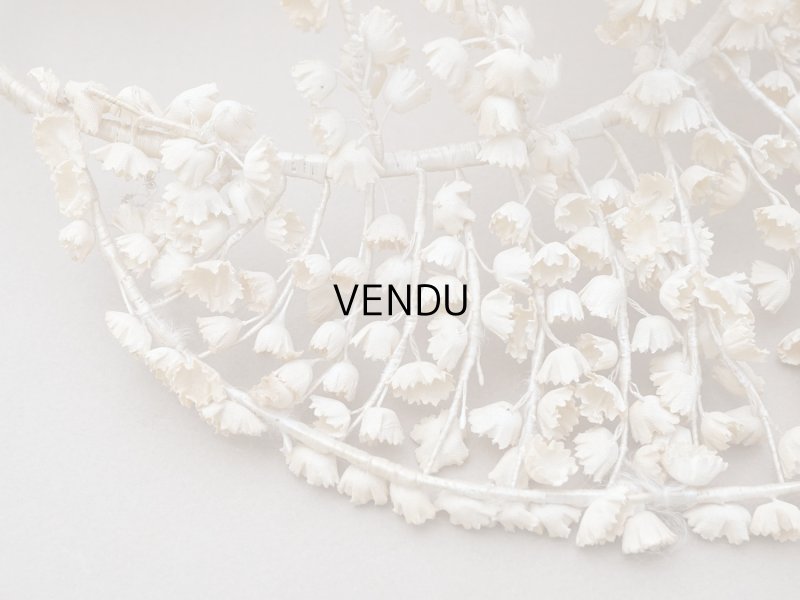 画像7: アンティーク 鈴蘭の布花 ヘッドドレス