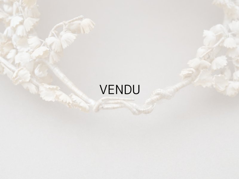 画像4: アンティーク 鈴蘭の布花 ヘッドドレス