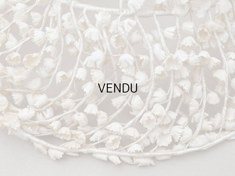 画像10: アンティーク 鈴蘭の布花 ヘッドドレス