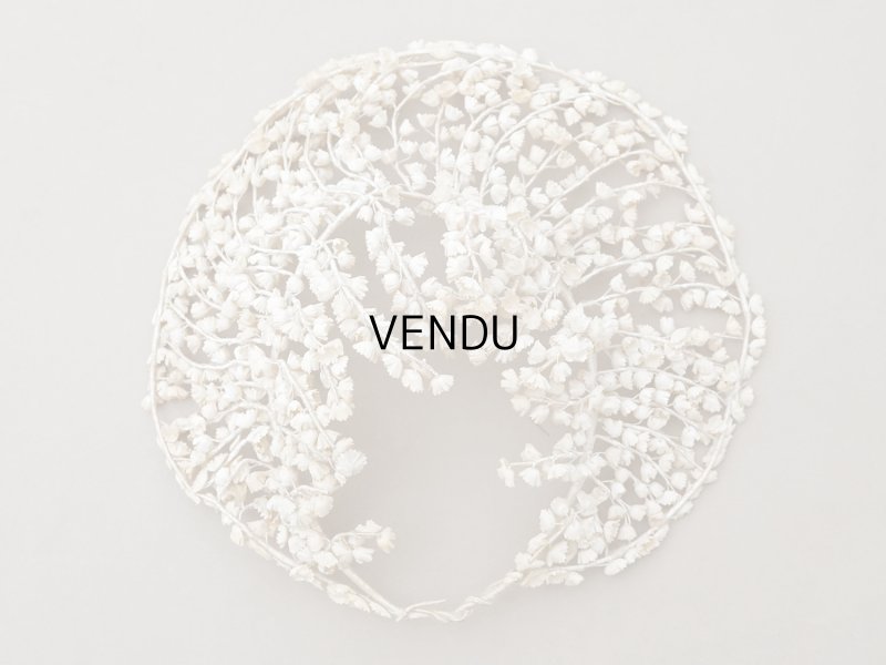 画像3: アンティーク 鈴蘭の布花 ヘッドドレス