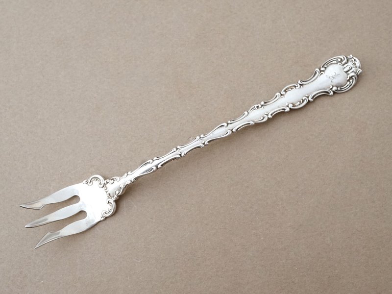 画像8: 1897年 アンティーク  シルバー製 カトラリーセット イニシャル【A】シルバー925