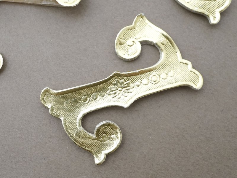 画像4: ＊蚤の市セット＊19世紀末 イニシャル アルファベットのラベル 2種のセット 