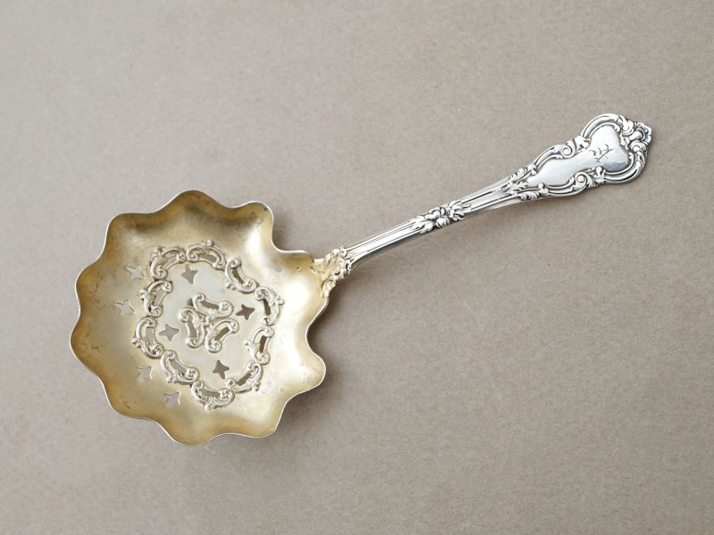 画像2: 1897年 アンティーク  シルバー製 カトラリーセット イニシャル【A】シルバー925