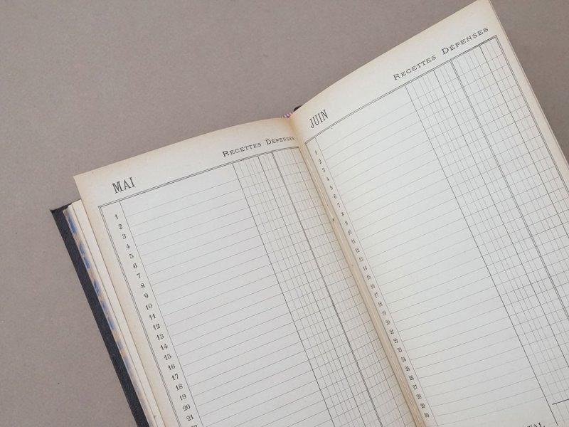 画像9: ＊蚤の市＊1914年 アンティーク 未使用の手帳 スケジュール帳 AGENDA 1914