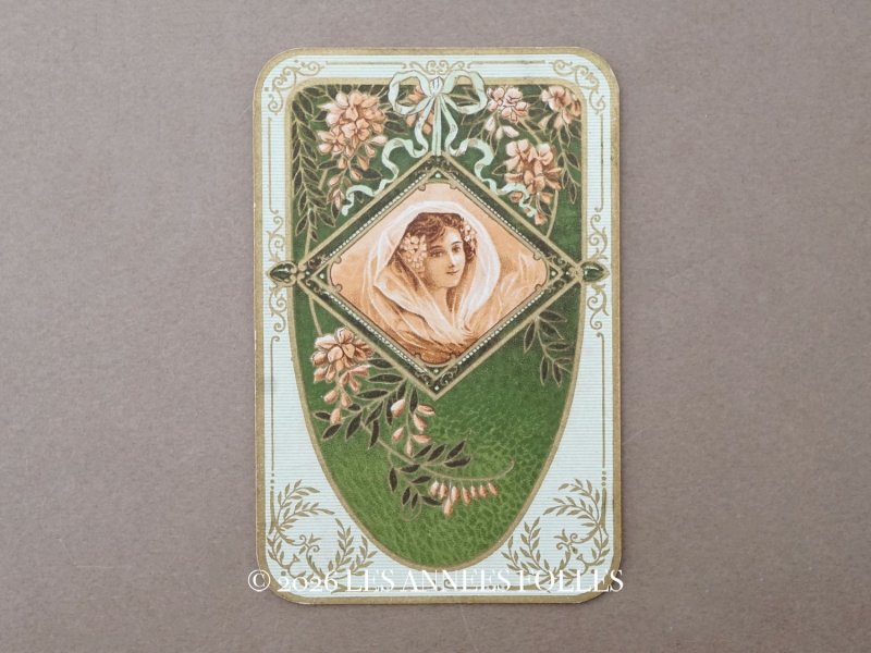 画像1: アンティーク パフュームカード  - CREME SIMON PARIS -