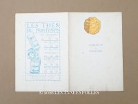 アンティーク プランタン百貨店 ティーサロンのメニュー  SALON DE THE DU "PRINTEMPS"- AU PRINTEMPS -