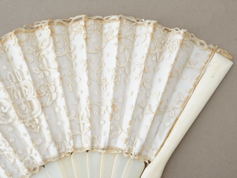 画像5: ＊蚤の市＊19世紀末 アンティーク レースのファン　