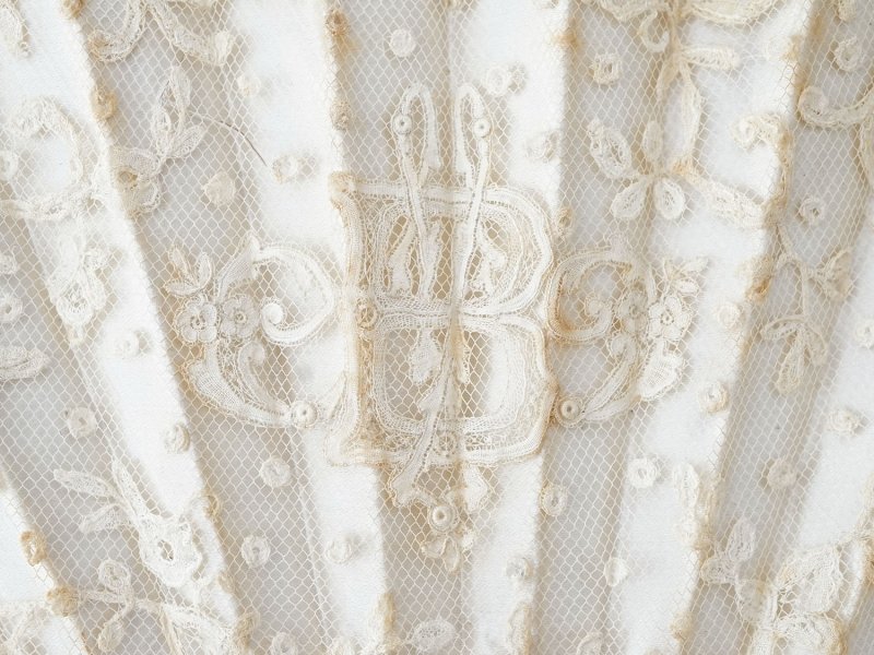 画像6: ＊蚤の市＊19世紀末 アンティーク レースのファン　