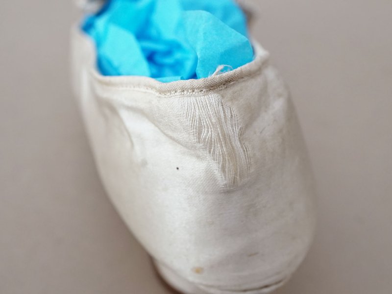 画像8: ＊蚤の市＊1900年頃  アンティーク ウェディング シューズ 