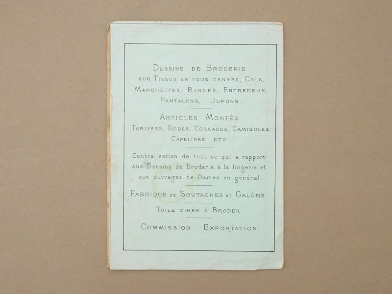 画像10: ＊蚤の市セット＊アンティーク 刺繍図案帳 2点セット