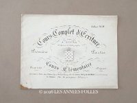 ＊蚤の市＊アンティーク 19世紀末 書き方ノート