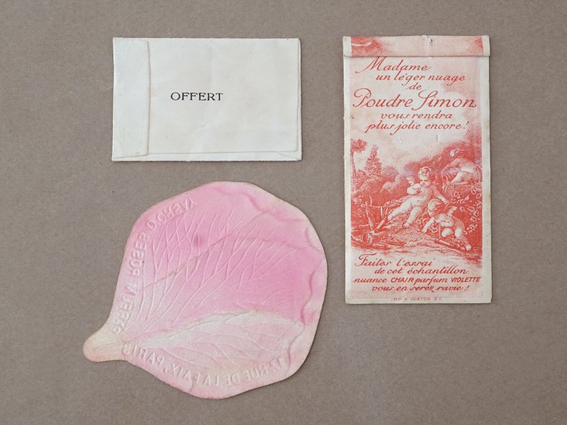 画像5: ＊蚤の市セット＊アンティーク  パフュームリーのセット パフュームカード＆パウダーサシェ