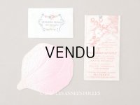 ＊蚤の市セット＊アンティーク  パフュームリーのセット パフュームカード＆パウダーサシェ