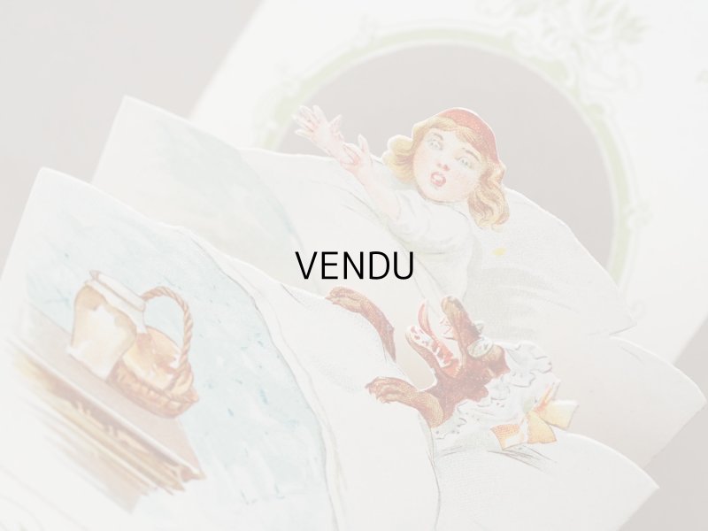 画像4: アンティーク ボンマルシェ 立体 クロモ 赤ずきんちゃん - AU BON MARCHE PARIS -