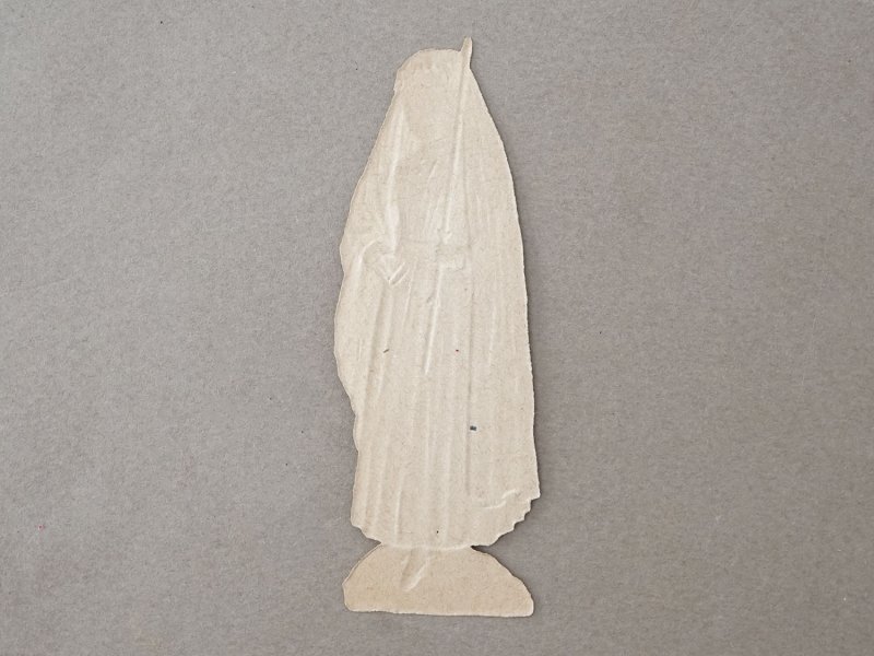 画像3: アンティーク ダイカットクロモ 初聖体の少女