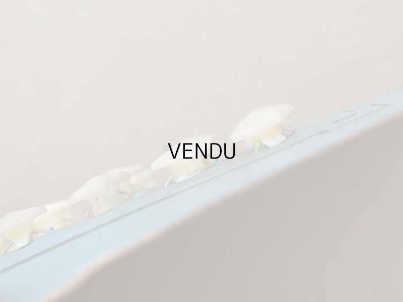 画像13: アンティーク シェルボタン 六角形 8mm 20ピース 