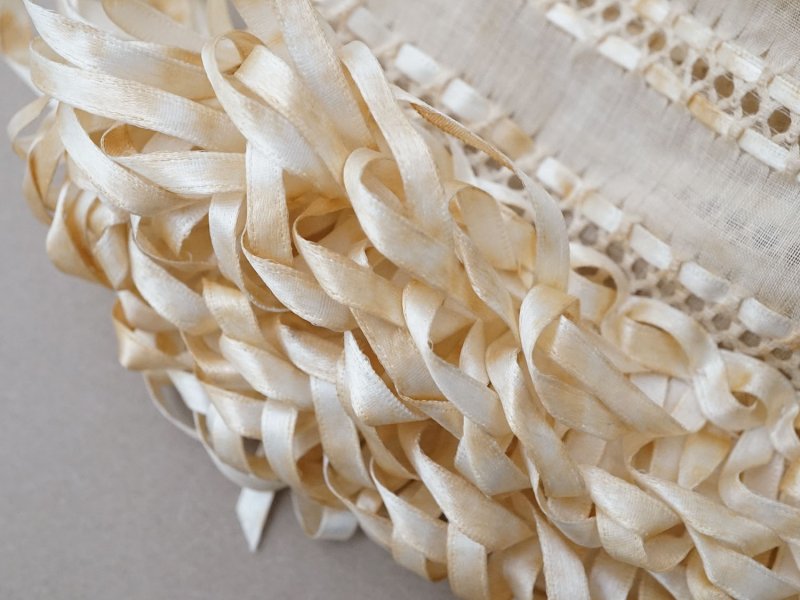 画像5: ＊蚤の市＊1900年頃  アンティーク ベビー用 ボネ