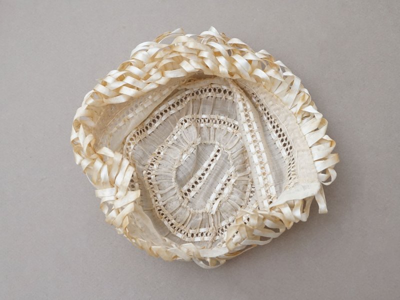 画像3: ＊蚤の市＊1900年頃  アンティーク ベビー用 ボネ