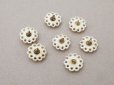 画像4: アンティーク 花のボタン 14mm 手彫り イボワリヌ 7ピースのセット (4)