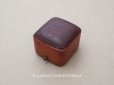 画像1: 19世紀末 アンティーク 本革製 ジュエリーボックス  リングボックス ブラウン (1)