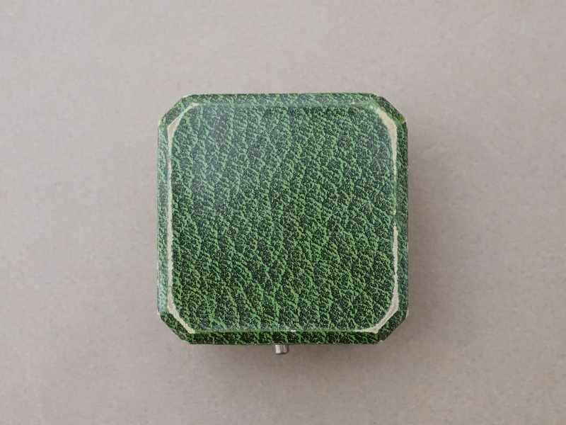 画像7: アンティーク 金彩入り ジュエリーボックス グリーン 