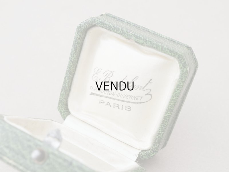 画像2: アンティーク 金彩入り ジュエリーボックス グリーン 