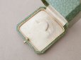 画像6: アンティーク 金彩入り ジュエリーボックス グリーン ブローチ用 (6)
