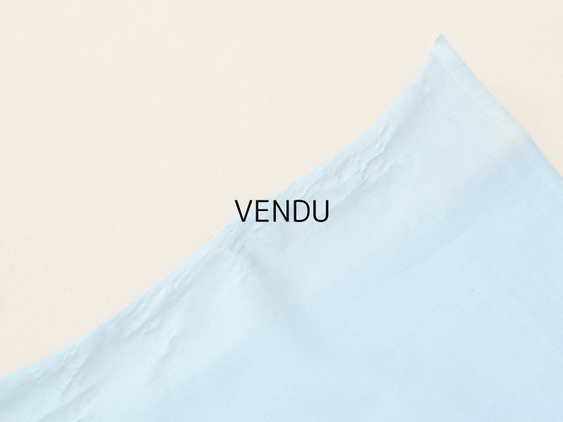 画像7: アンティーク シルク製 ファブリック ブルー 124×115cm