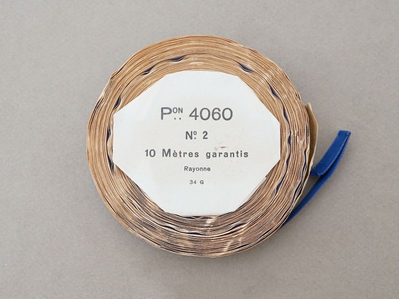 画像4: ＊蚤の市＊アンティーク グログランリボン 10m マリンブルー 10mm幅  PON 4060 COL 95