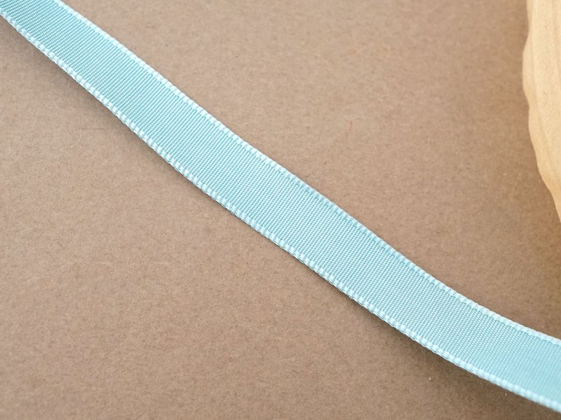 画像2: アンティーク グログランリボン 10m ベビーブルー 10mm幅  PON 4060 COL 56