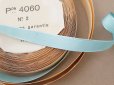 画像3: アンティーク グログランリボン 10m ベビーブルー 10mm幅  PON 4060 COL 56 (3)