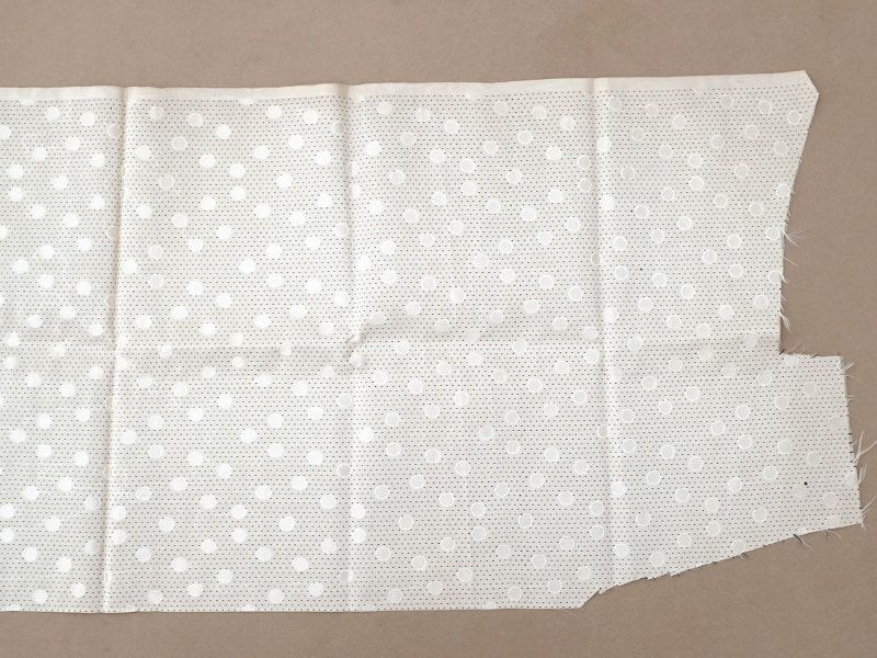 画像5: 19世紀末 アンティーク シルク製 ファブリック ジャガード織 ドット柄