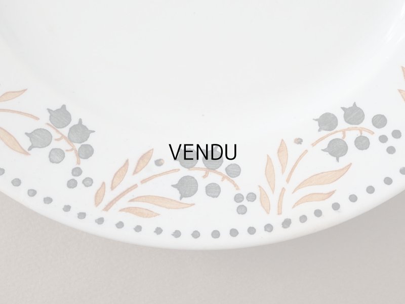 画像8: 1886〜1938年 アンティーク プレート 鈴蘭 - GIEN -