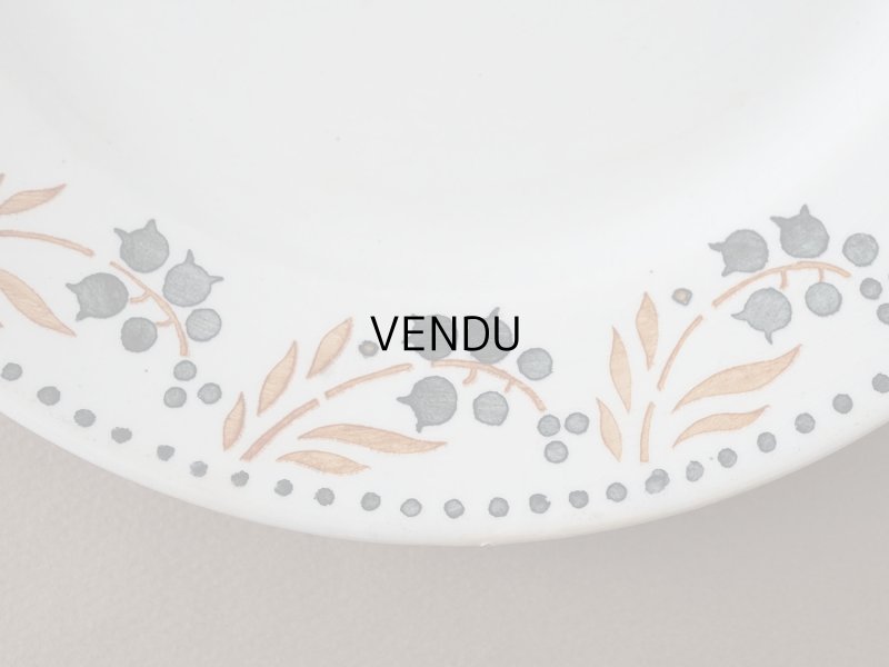 画像7: 1886〜1938年 アンティーク プレート 鈴蘭 - GIEN -