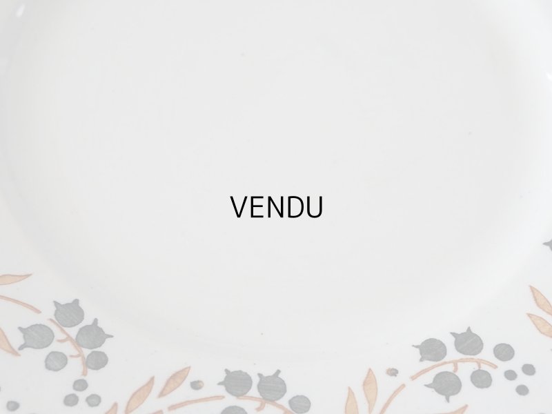 画像4: 1886〜1938年 アンティーク プレート 鈴蘭 - GIEN -