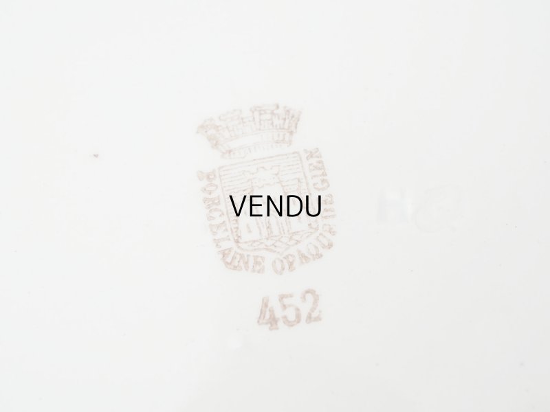 画像10: 1886〜1938年 アンティーク プレート 鈴蘭 - GIEN -