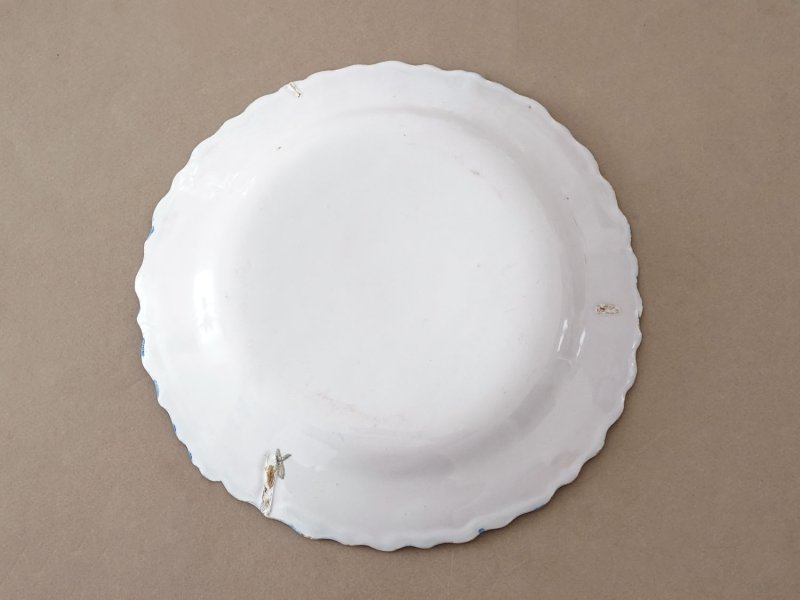 画像9: ＊蚤の市＊18世紀 アンティーク プレート ムスチエ ムスティエ 小花柄