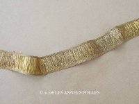 19世紀末 アンティーク メタル製  ブレード トリム ゴールド 