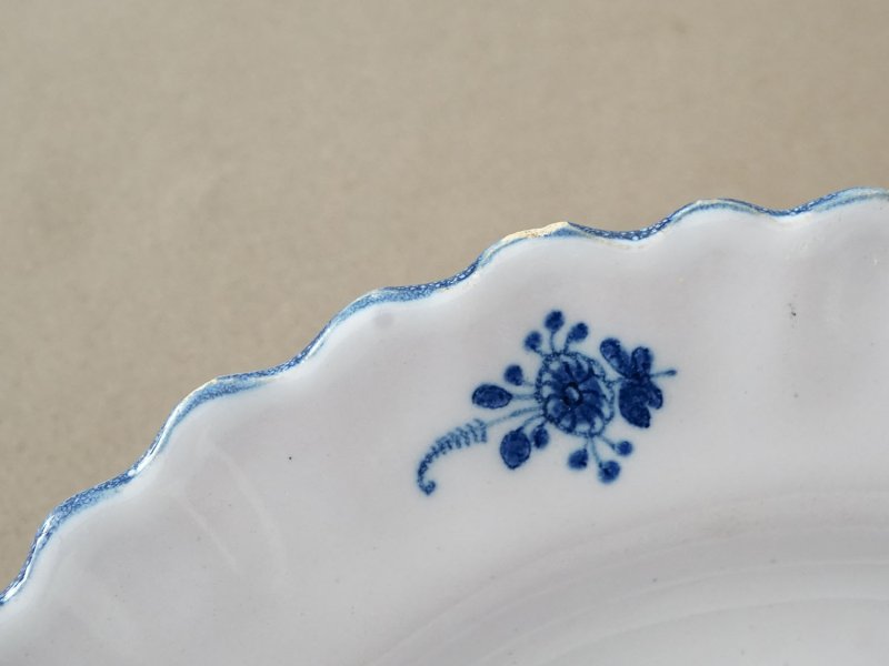 画像5: ＊蚤の市＊18世紀 アンティーク プレート ムスチエ ムスティエ 小花柄