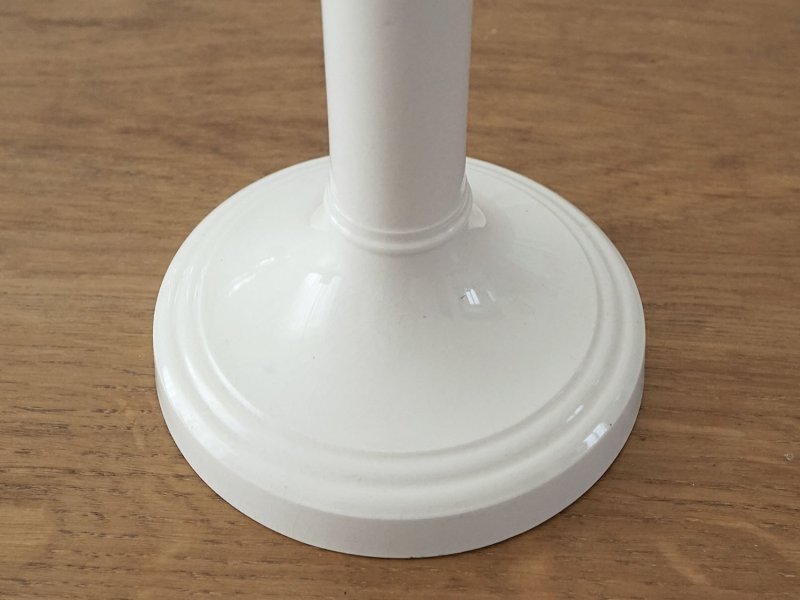 画像5: ＊蚤の市＊ アンティーク キャンドルホルダー 燭台 オフホワイト SARREGUEMINES窯 