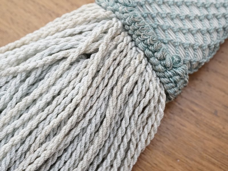 画像6: ＊蚤の市＊ 1920年頃 アンティーク ドアウェイカーテン 98×248cm 引き上げ式