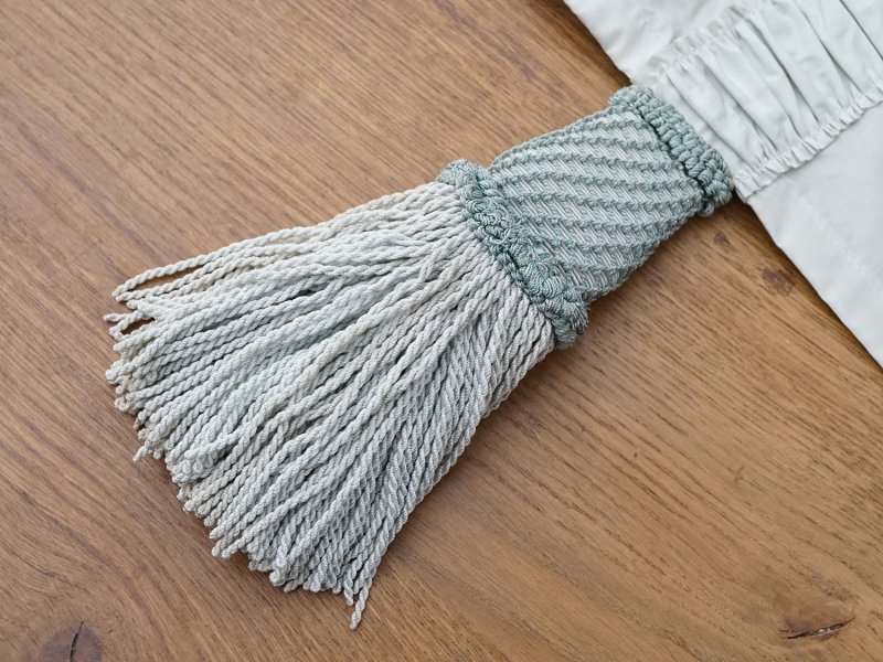 画像7: ＊蚤の市＊ 1920年頃 アンティーク ドアウェイカーテン 98×248cm 引き上げ式