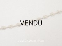 1900年頃 アンティーク 極細 5mm メタル製 トリム ゴールド 45cm ドール用 